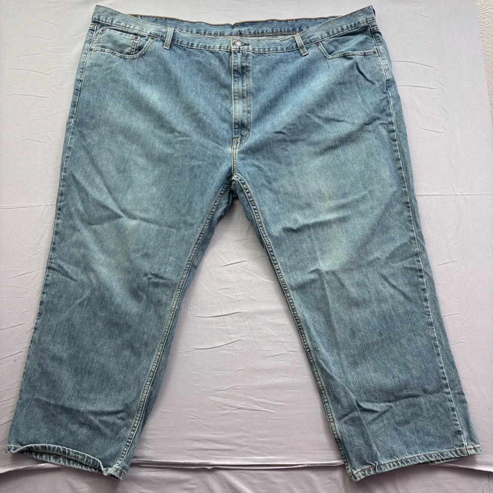 Levis 559 Relaxed Straight Jeans Mens 56x30 Blue Medium Wash Denim 01559-0733